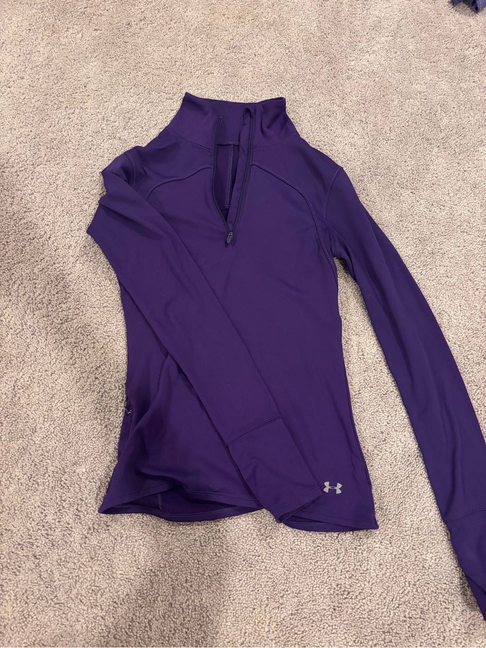 Under Armour Purple Half-Zip Women's Performance Pullover